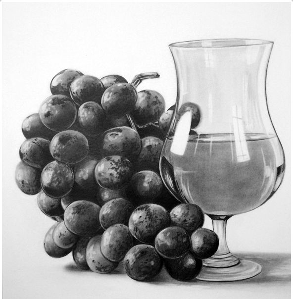 592x604 Still Life Drawings - Still Life Sketches