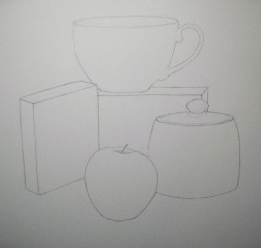 520x494 How To Draw Still Life Feltmagnet - Still Life Sketching Images