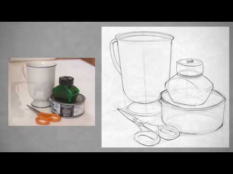 480x360 Drawing Shape - Still Life Sketching Images