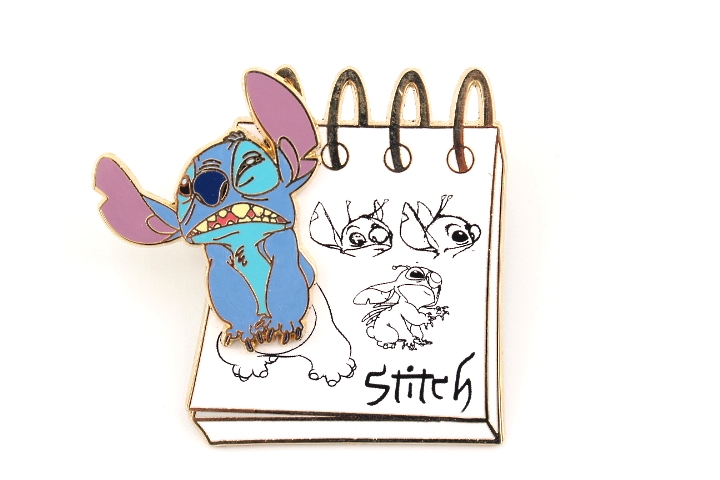 720x480 3d Stitch Coming Out Of Sketch Pad - Stitch Sketch