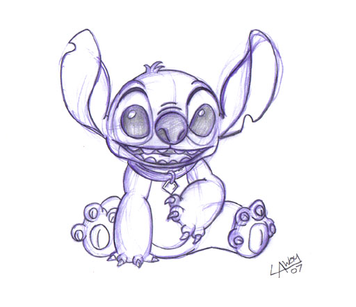 512x441 Stitch Sketch By Angelcrusher - Stitch Sketch