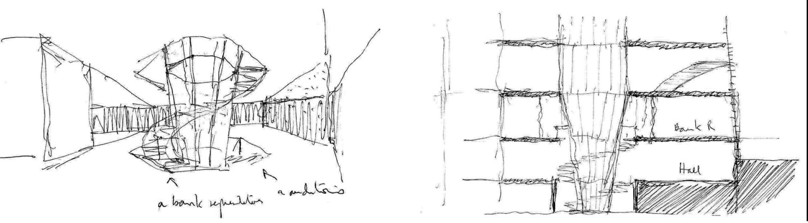 1582x437 Gallery Of Tehran Stock Exchange Competition, 1st Prize Alejandro - Stock Sketches