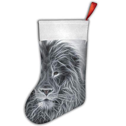 425x425 Vicrunning African Lion Sketch Christmas Stocking - Stocking Sketch