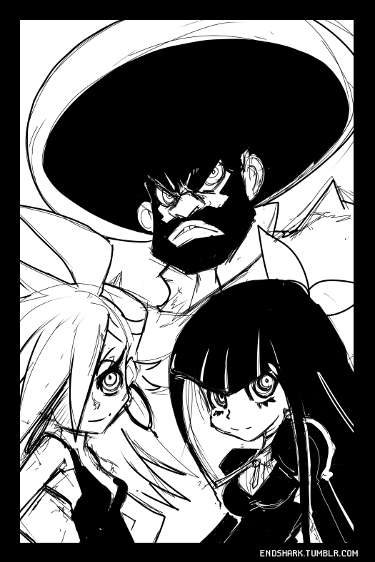 525x788 Panty And Stocking Sketch Weasyl - Stocking Sketch
