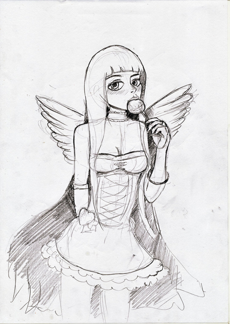 753x1060 Stocking Sketch By Odesos - Stocking Sketch