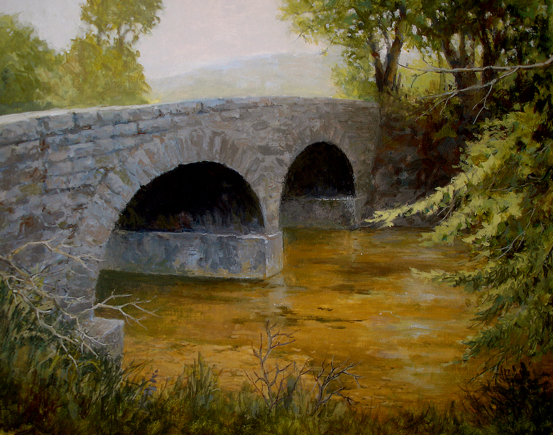 800x630 Old Stone Bridge - Stone Bridge Sketch