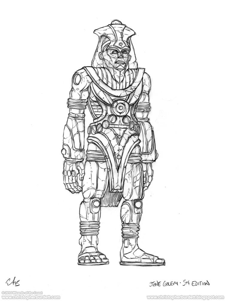 756x1008 Dungeons Amp Dragons - Stone Sketch