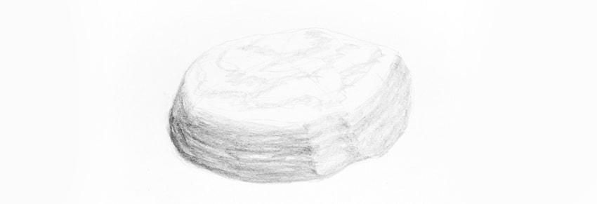 850x291 How To Draw Stone And Rock Textures - Stone Sketch
