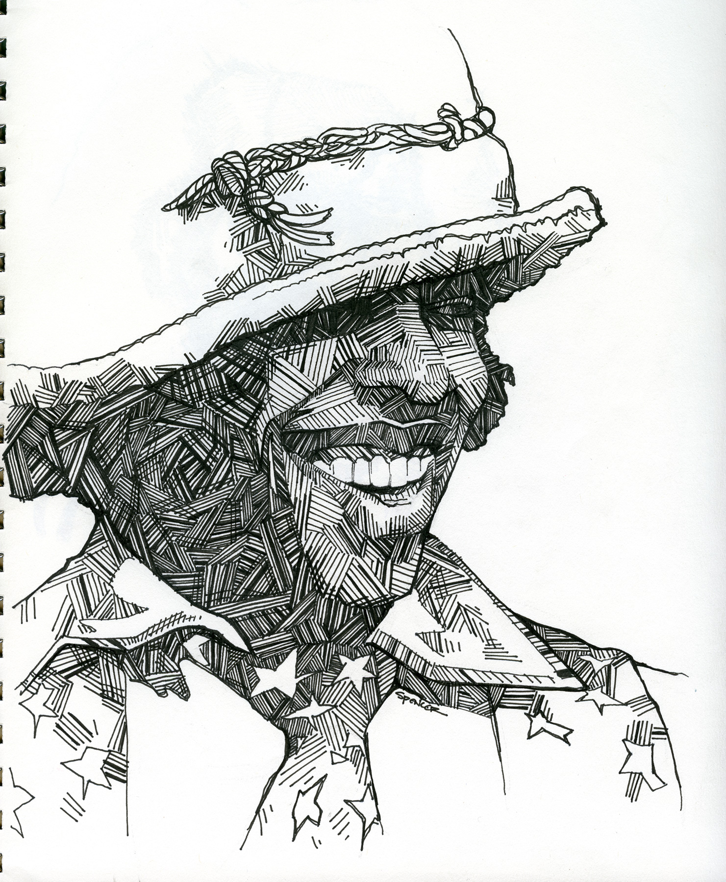 1481x1800 Sly Stone Sketch Spencer Reynolds Art Blog - Stone Sketch