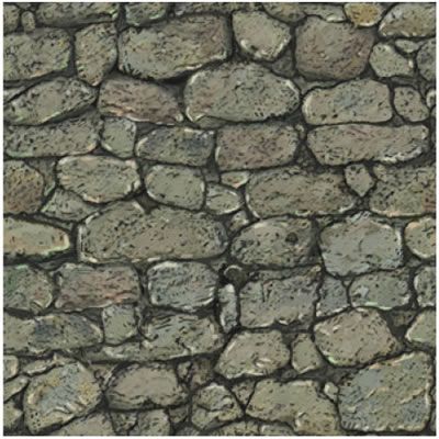 400x400 Sketch Of Stone Wall - Stone Wall Sketch