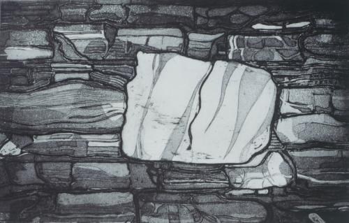 500x319 Broch Stone Wall Valma Cheffins Axisweb Contemporary Art Uk - Stone Wall Sketch