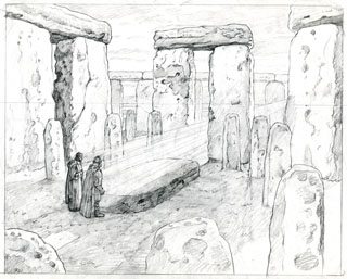 320x257 Merlin - Stonehenge Sketch