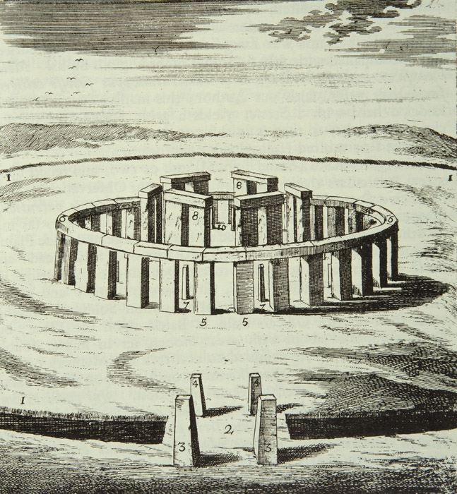 647x700 Reconstruction Drawing, Stonehenge, Wiltshire Educational Images - Stonehenge Sketch