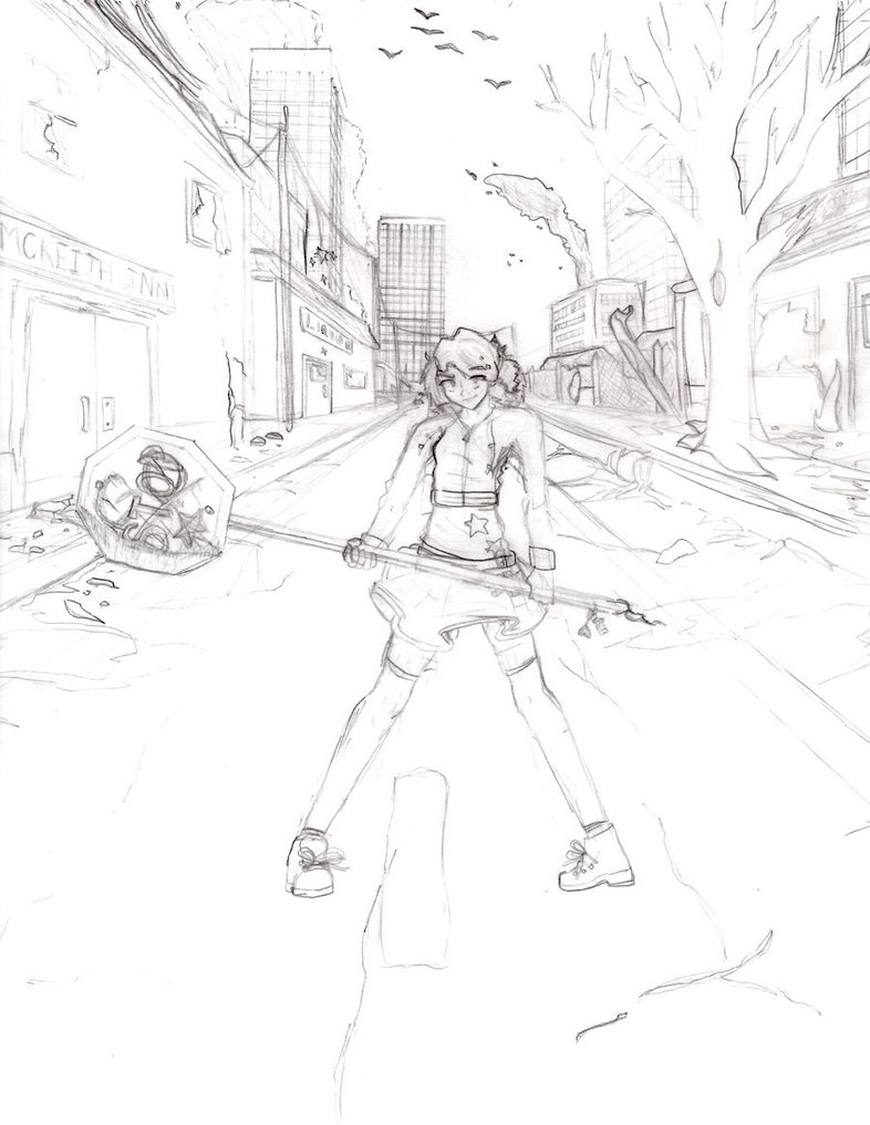 786x1017 Stop Sign Rough Sketch By Reremae - Stop Sign Sketch