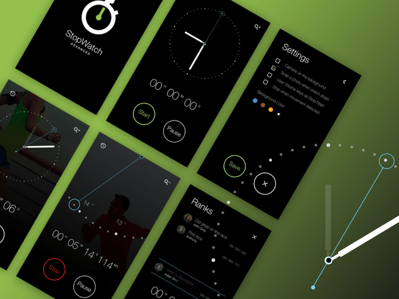 800x600 Stopwatch Kit Sketch Freebie - Stopwatch Sketch