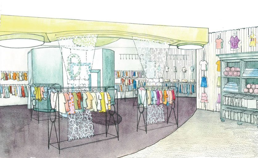837x515 Image Result For Cath Kidston Store Sketch Image Inside The - Store Sketch