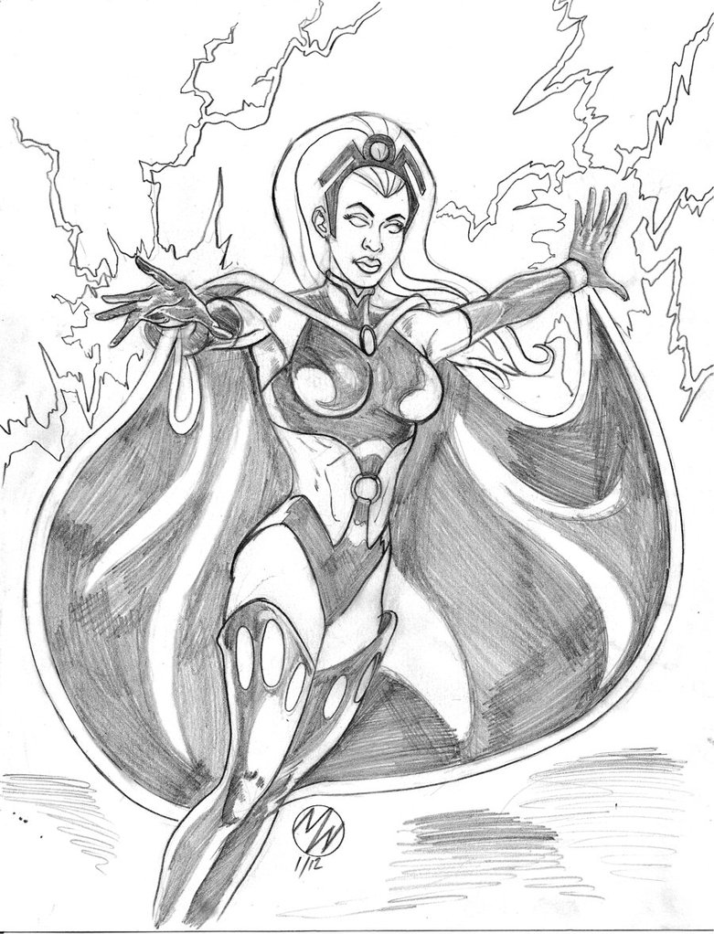 781x1022 Storm Sketch By Wedmer - Storm Sketch