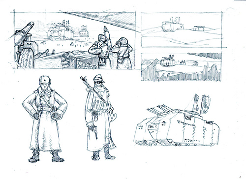 500x364 Iron Storm Sketch These Are Some Sketches Of My Latest - Storm Sketch