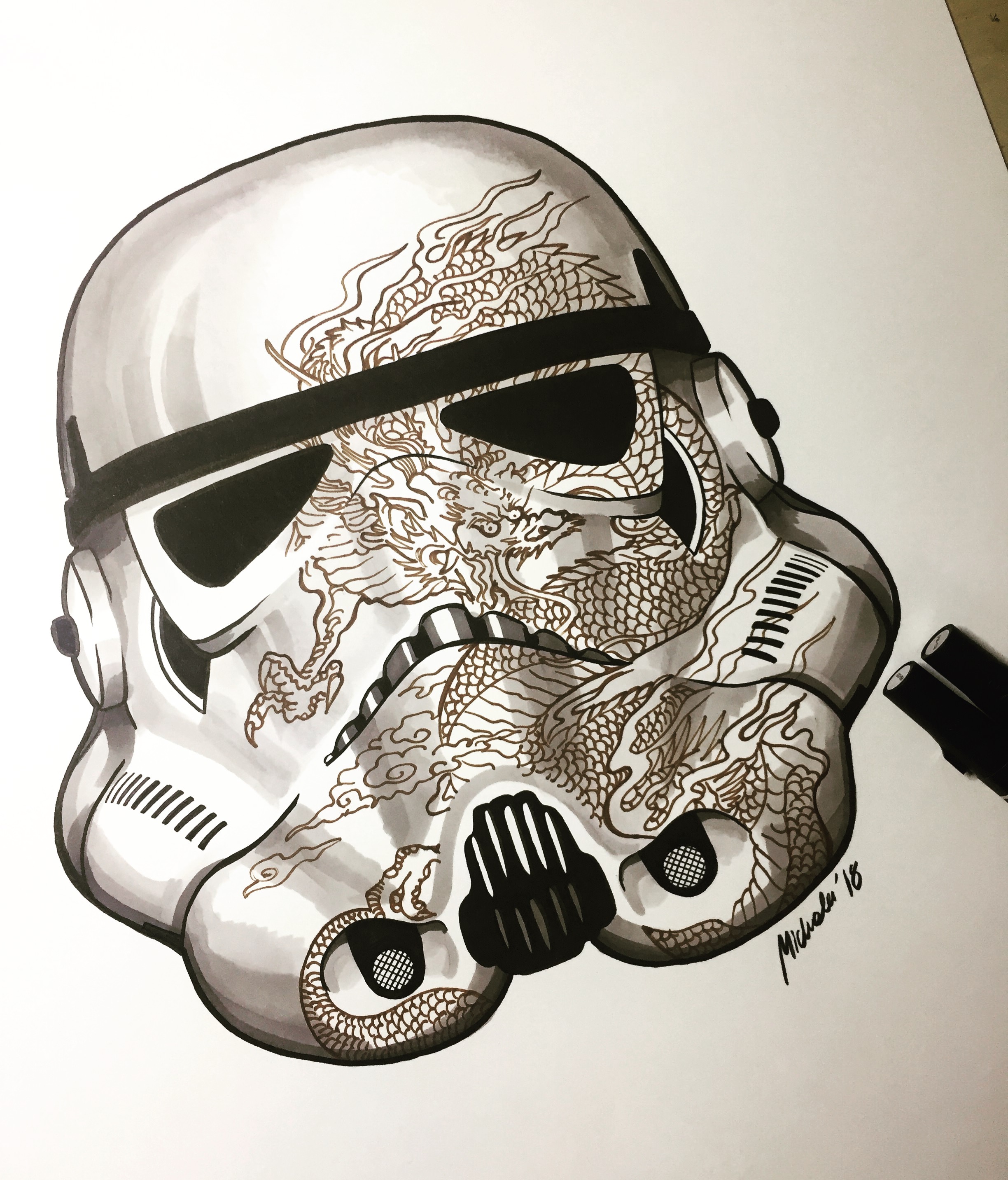 2448x2865 Japanese Inspired Stormtrooper Helmet Designs By Me - Stormtrooper Helmet Sketch