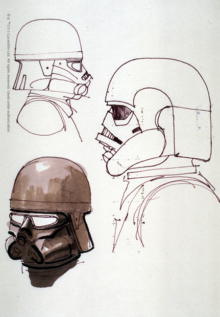 431x619 Stormtrooper Costume, From Rebel, Jedi, Princess, Queen Star Wars - Stormtrooper Helmet Sketch