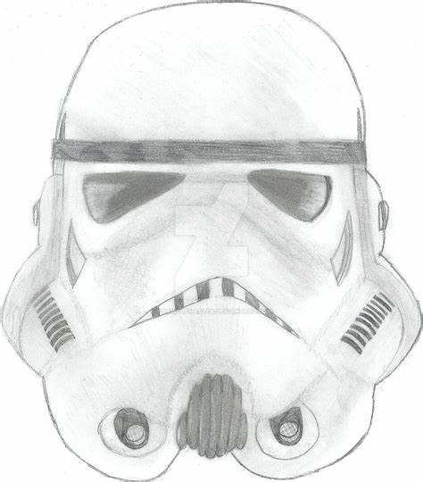 474x540 Stormtrooper Drawing. Stormtrooper Helmet Graphic By - Stormtrooper Helmet Sketch