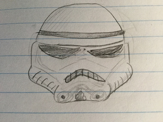 320x240 Stormtrooper Drawings On Paigeeworld. Pictures Of Stormtrooper - Stormtrooper Helmet Sketch