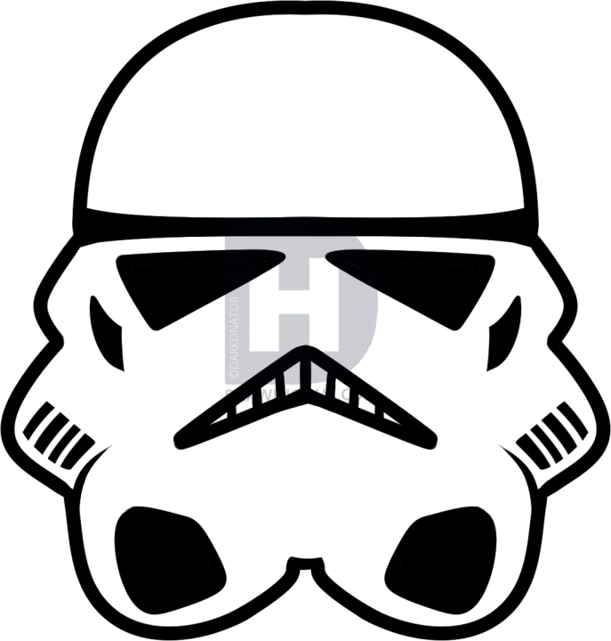687x720 How To Draw A Stormtrooper Easy, Step By Step, Drawing Guide, By - Stormtrooper Helmet Sketch