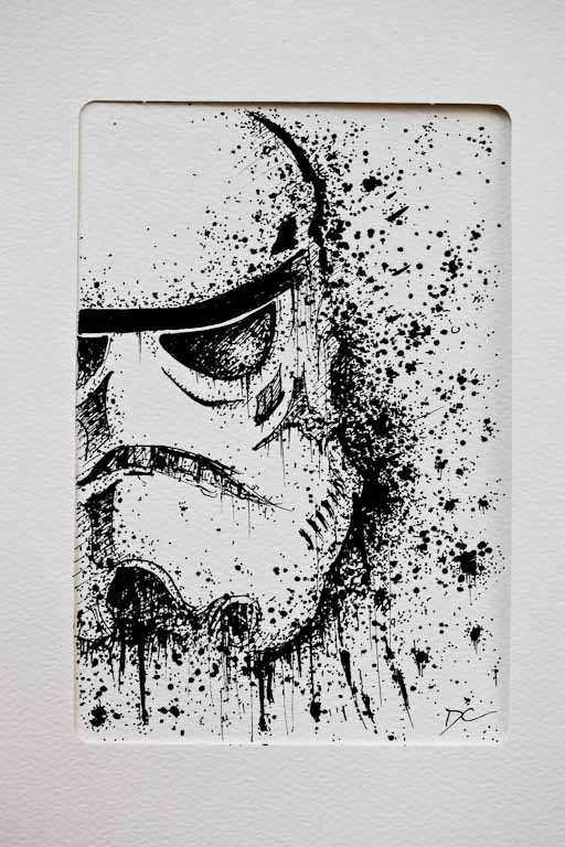 512x768 Stormtrooper Sketch Dot Dc - Stormtrooper Sketch
