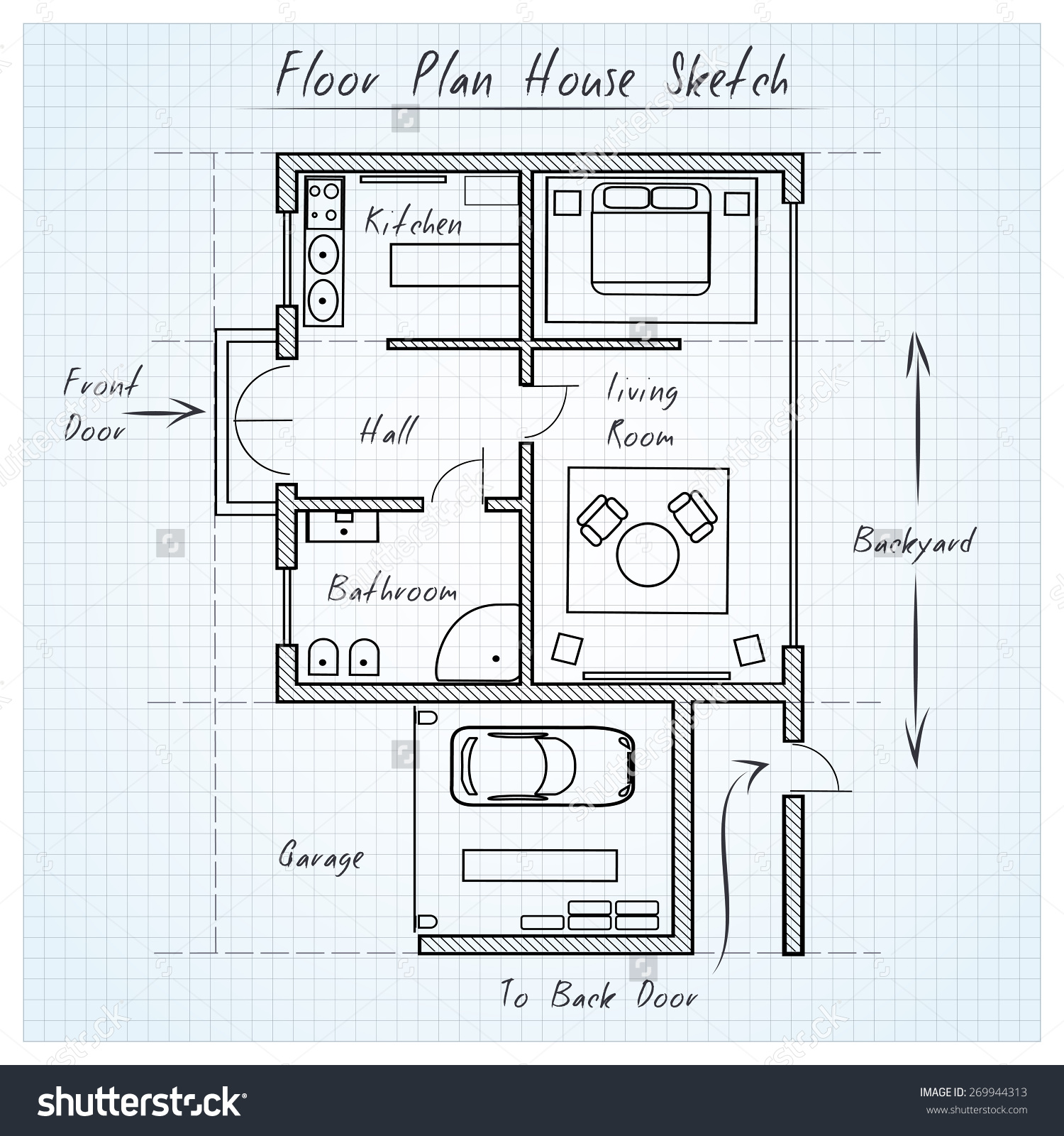 1500x1600 Drawing A Kitchen Floor Plan Home Plans House Small Design - Stove Sketch