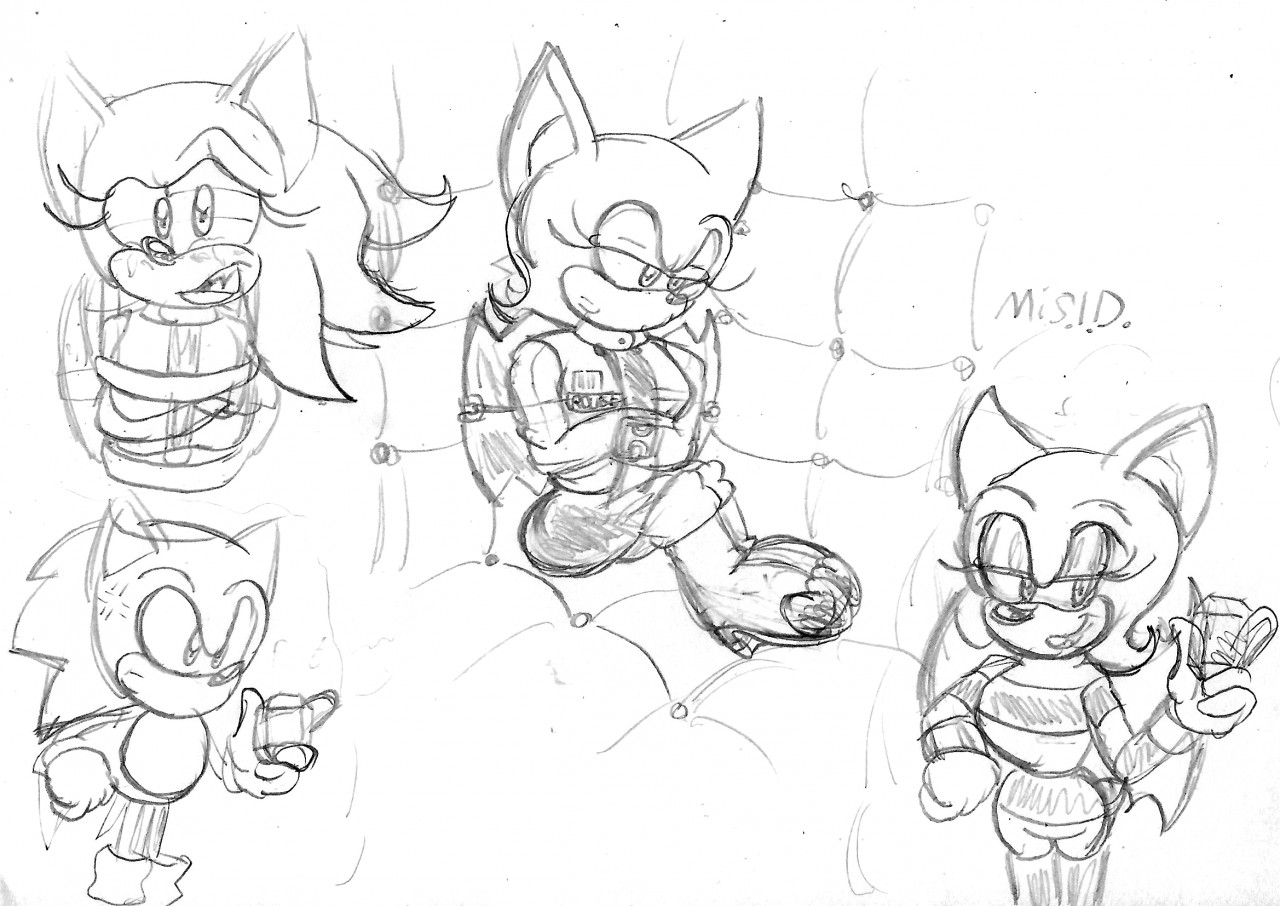 1280x906 Rougified Sonic In A Straight Jacket Sketches By Sonicthebatgirl - Straight Jacket Sketch
