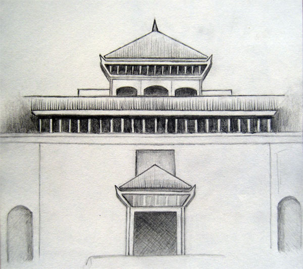 600x533 Art By Prem Com June 2012 - Straight Line Sketch