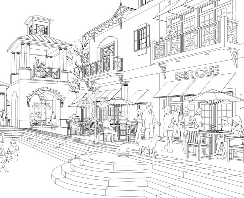 800x650 Tradigital Drawing Using The Simple Composite Method Sketchup - Straight Line Sketch