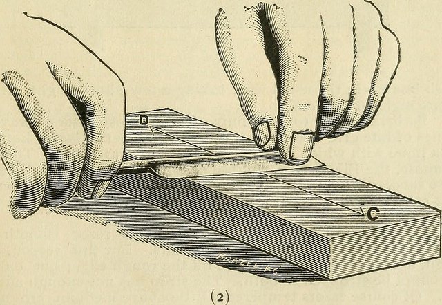640x441 Straight Razor Honing Guide - Straight Razor Sketch