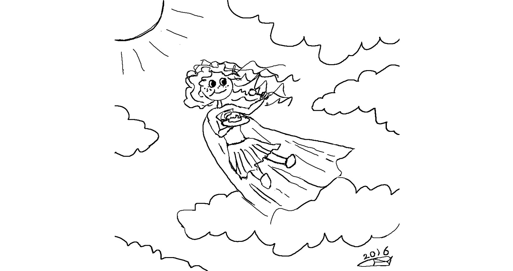 1700x900 Strawberry Shortcake Supergirl - Strawberry Shortcake Sketch