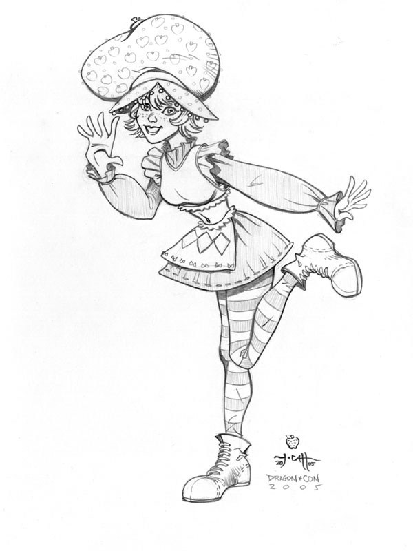 600x800 T.catt - Strawberry Shortcake Sketch