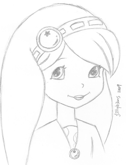 510x668 The Art Of J3llyb3ans Blueberry Sketch - Strawberry Shortcake Sketch