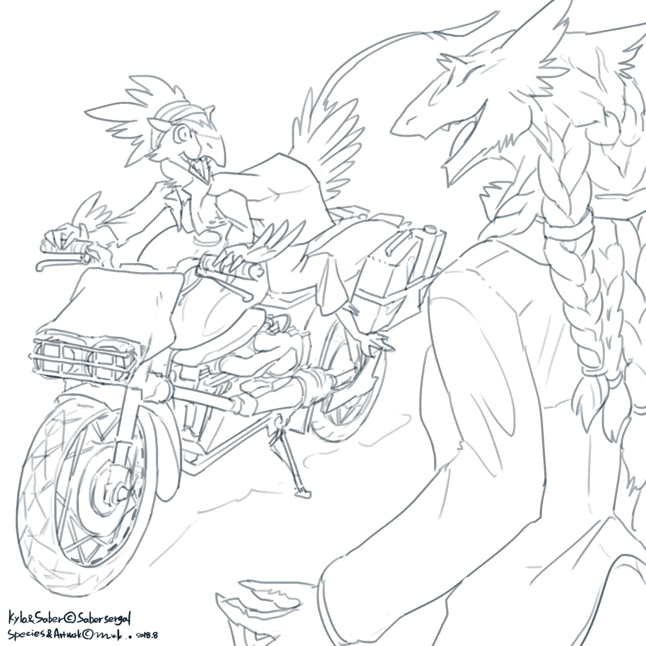 1280x1280 Streaming Sketch Commission - Streaming Sketch