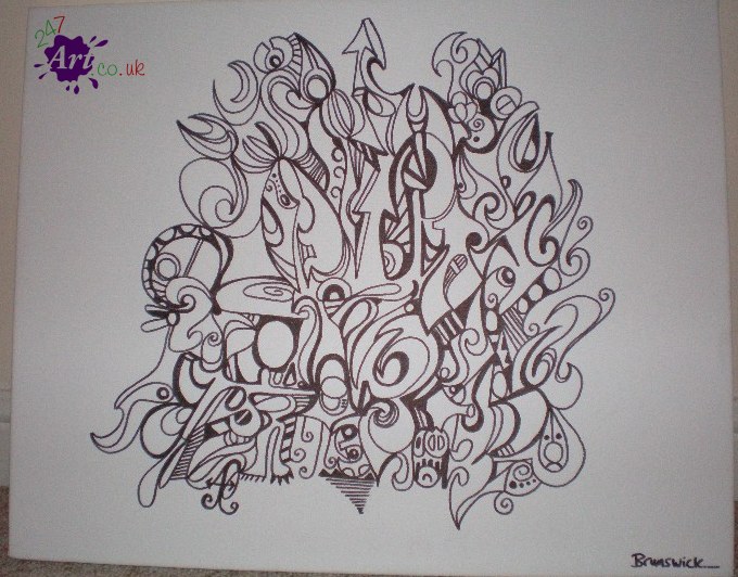 680x532 New Stylish Graffiti Drawings Of Graffiti - Street Art Sketches