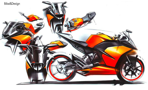 621x378 Ktm Rc From Design Amp Development To Street Ready Bike - Street Bike Sketch