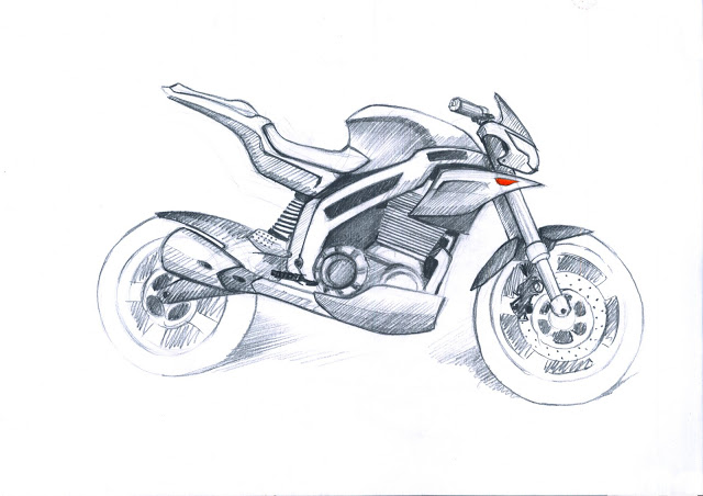 640x452 R Cube Street Bike Project Final Concept - Street Bike Sketch