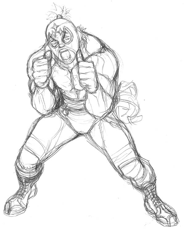 603x742 El Fuerte (Street Fighter) - Street Fighter Sketch