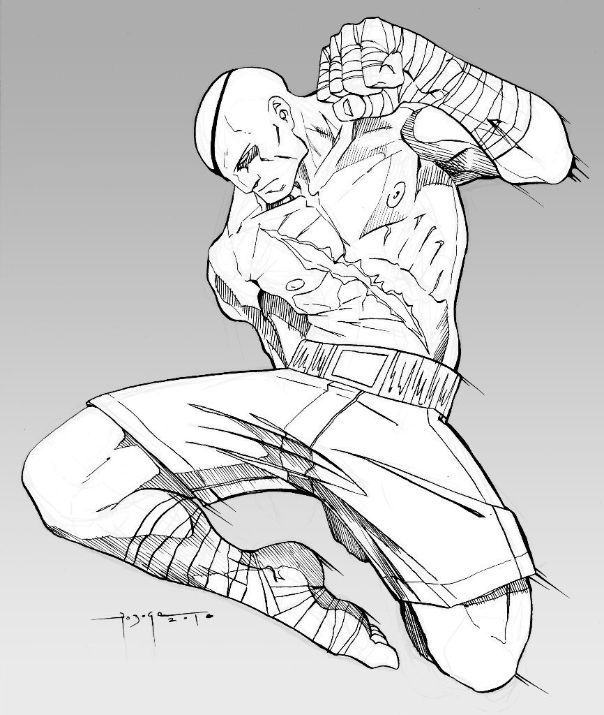 866x1024 Raymundo On Twitter Sagat From Street Fighter Series - Street Fighter Sketch