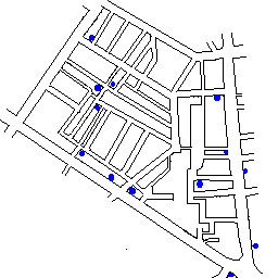 256x256 The Kite - Street Map Sketch