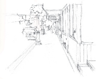 331x264 Sketch A Street Scene With Grant Fuller - Street Scene Sketch
