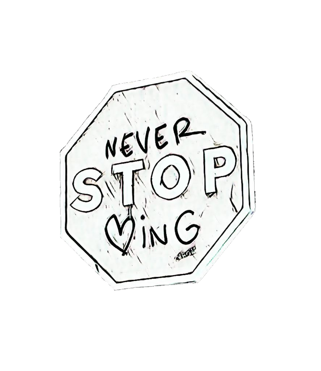 1041x1203 Neverstoping Love Text Sign Street Sketch Drawing - Street Sign Sketch