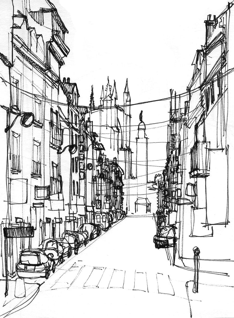 900x1224 Miss My Street ! Photos In 2018 Sketches, Drawings - Street Sketch