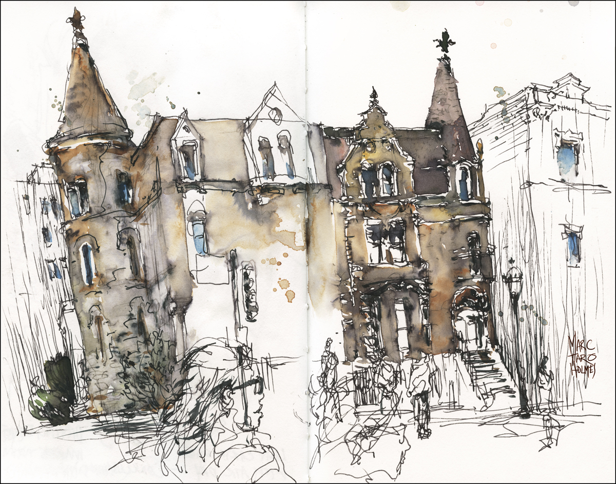 1200x943 The Classic Street Sketch And Other Philosophy Urban Sketchers - Street Sketch