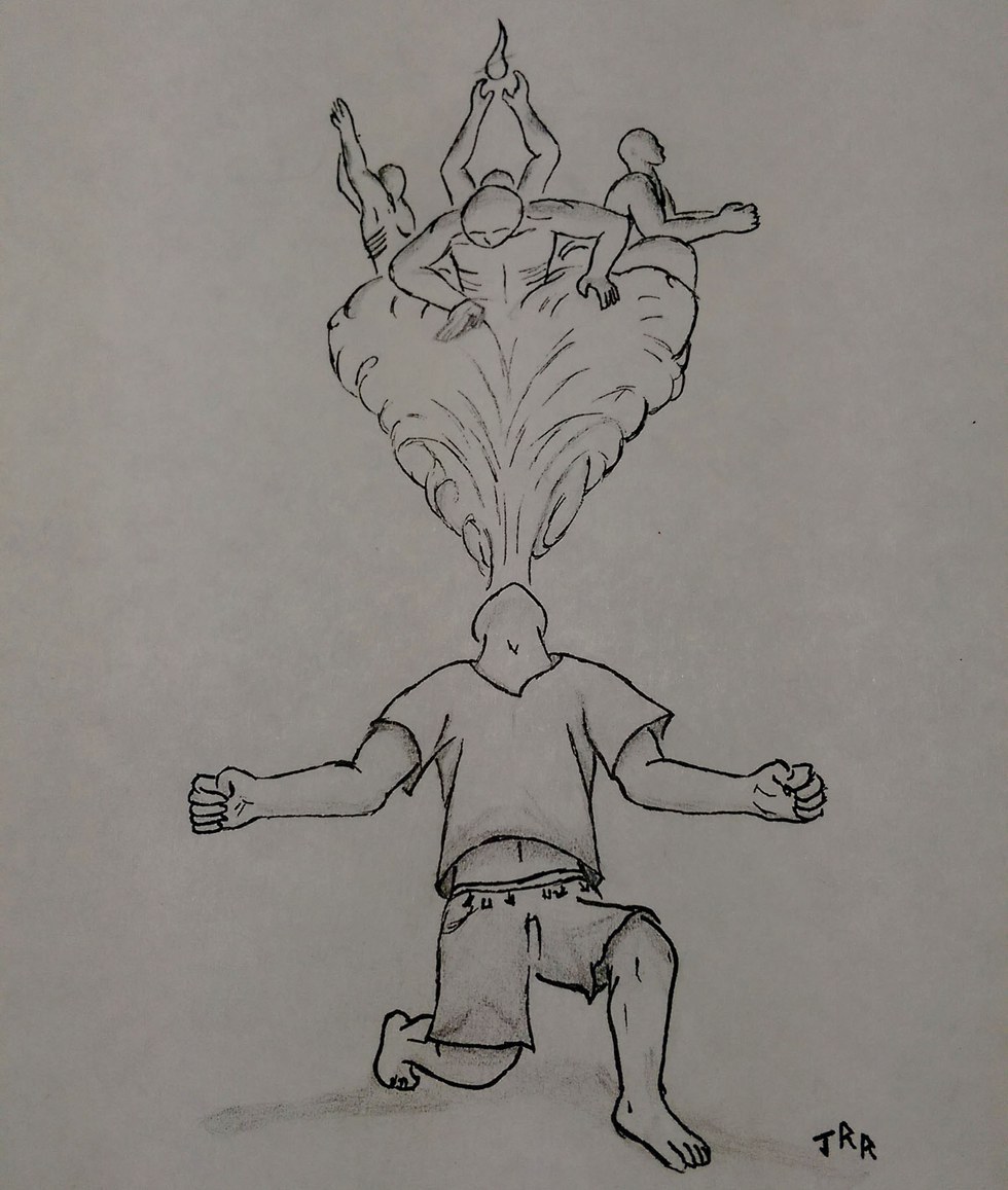 980x1157 How Drawing Helps Relieve My Stress - Stress Sketch