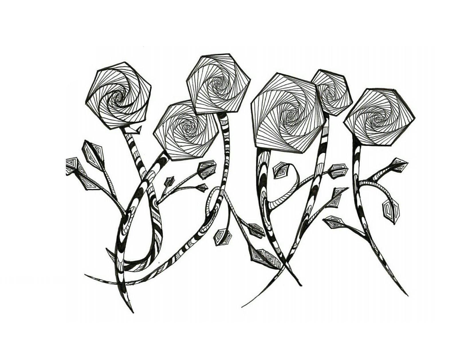 1641x1226 Meditation Doodling Class Anxiety And Stress Relief Art For All - Stress Sketch