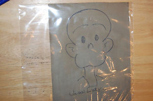 300x199 Original Henry Comic Strip Sketch Signed By John Liney Authentic - Strip Sketch